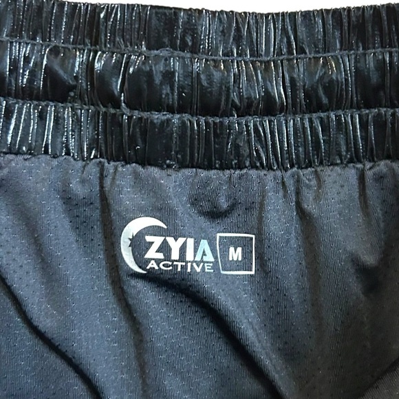 ZYIA - Midnight Bomber Gloss Athletic Shorts - Picture 13 of 16